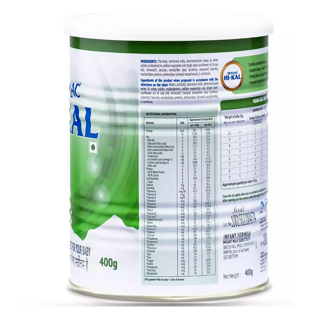 Dexolac HI-KAL Infant Formula Powder | Grocsy