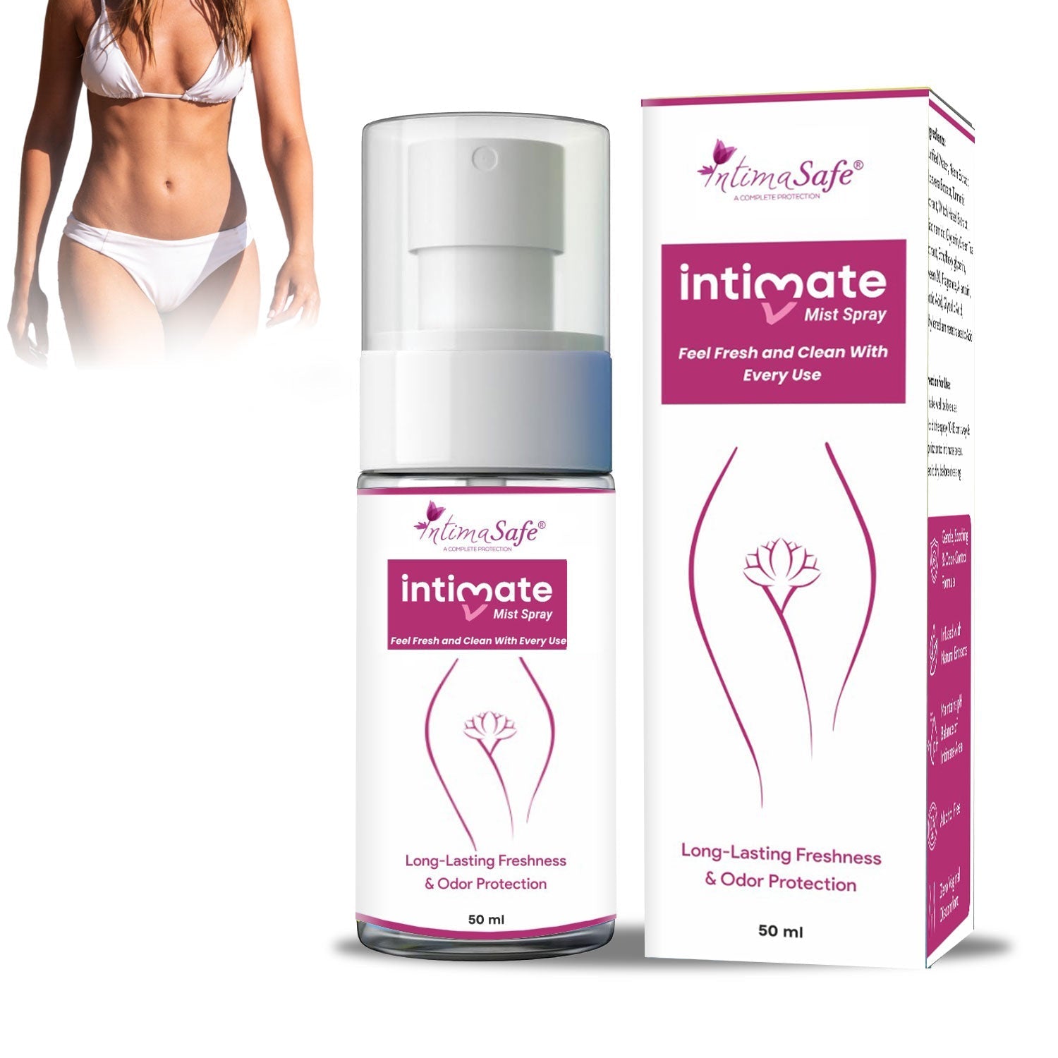 Samisha Intimate Mist Spray For Odour Protection For Women | Grocsy