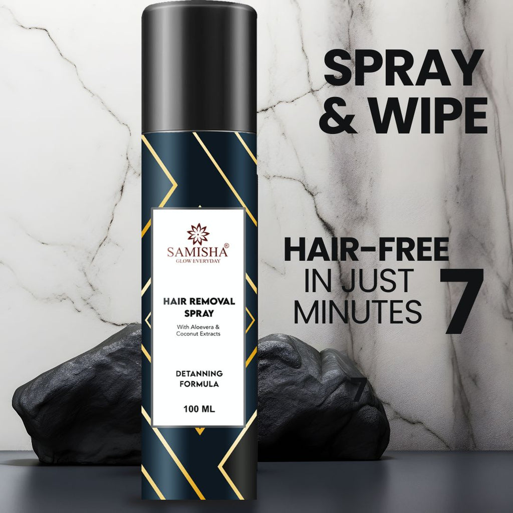 Samisha Hair Removal Spray For Men & Women | Grocsy