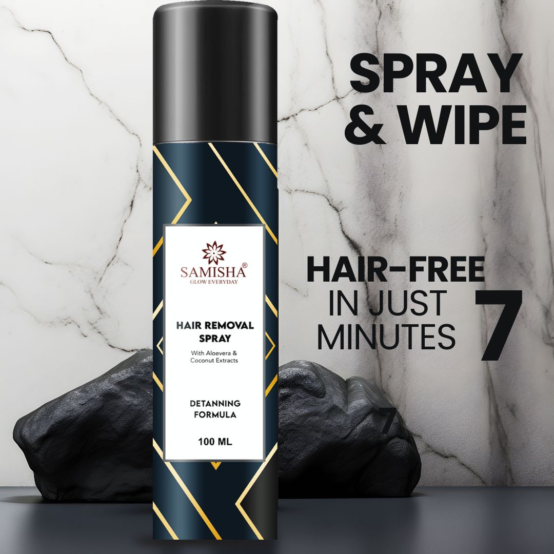 Samisha Hair Removal Spray For Men & Women | Grocsy