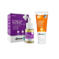 The Derma Co 2% Kojic Acid Face Serum & 1% Hyaluronic Long Lasting Sunscreen SPF 50 Combo | Grocsy