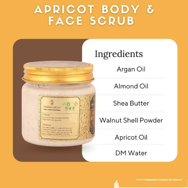 Organicos Apricot Face & Body Scrub | Grocsy