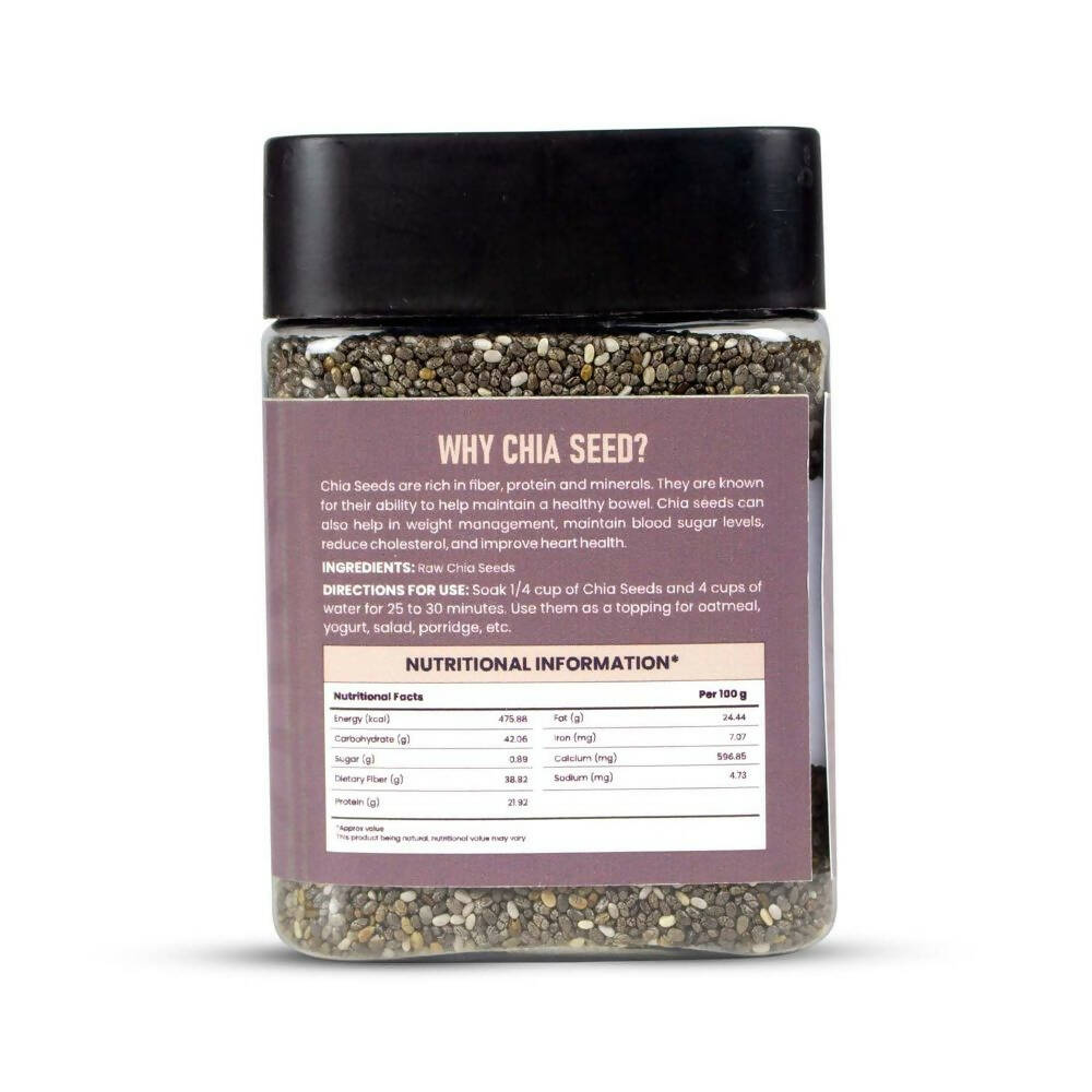 Nutriorg Raw Chia Seeds | Grocsy