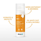 The Derma Co Hyaluronic Invisible Sunscreen Gel with Hyaluronic Acid & Vitamin E | Grocsy
