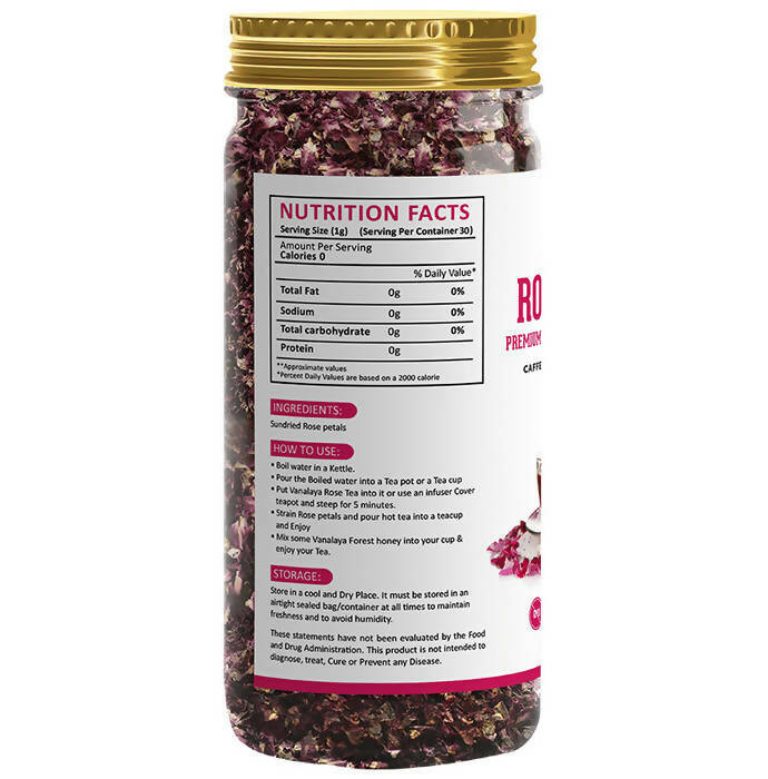 Vanalaya Rose Flower Tea | Grocsy