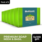 Medimade Wellness Neem & Tulsi Premium Soap | Grocsy