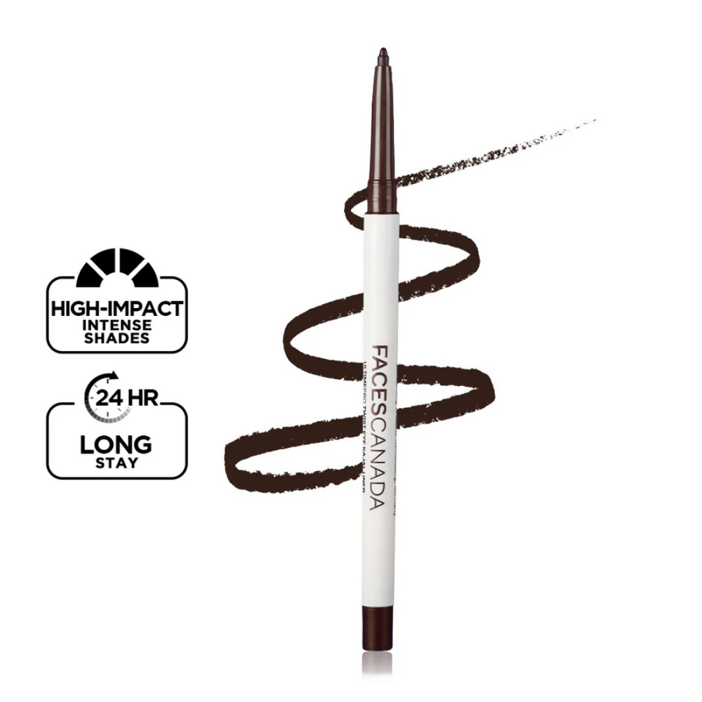 Faces Canada Ultime Pro Twist Eye Kajal Liner - Brown 02 | Grocsy