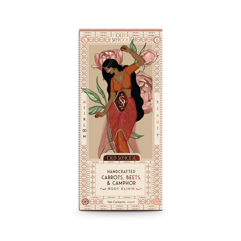 Old School Rituals Carrots Beets & Camphor Body Elixir Nourishing & Toning Body Oil | Grocsy