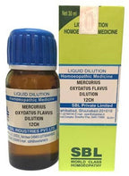 SBL Homeopathy Mercurius Oxydatus Flavus Dilution | Grocsy