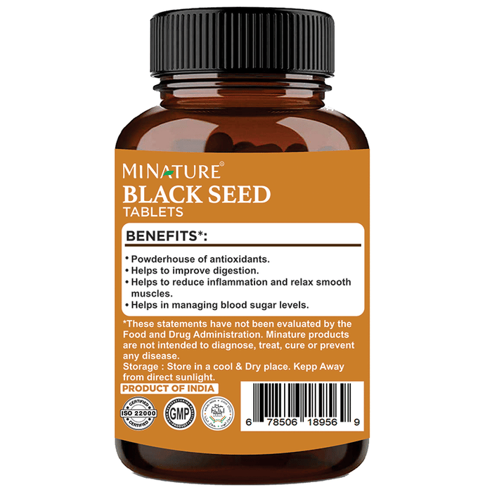 Minature Black Seed Tablets | Grocsy