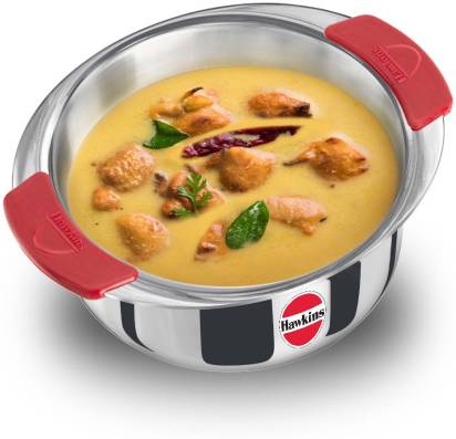 Hawkins Tri-Ply Stainless Steel Induction Metro Patila, 2 Litre (SSP20) | Grocsy