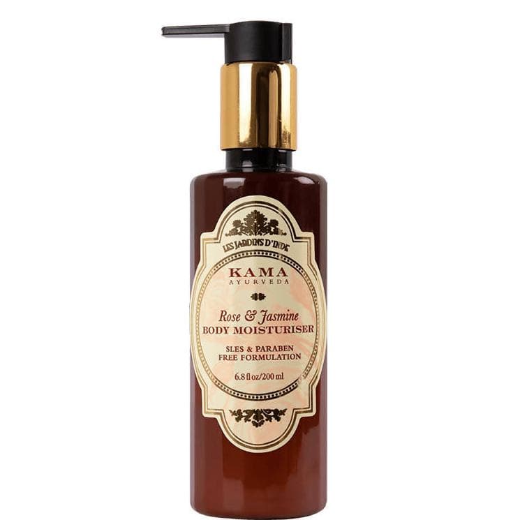 Kama Ayurveda Rose & Jasmine Body Moisturiser 200ml | Grocsy