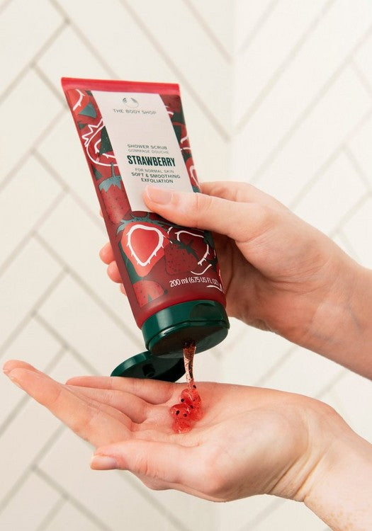 The Body Shop Strawberry Softening Body Polish Scrub | Grocsy