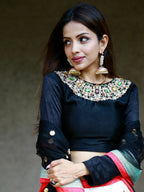 Tulsi Art Stunning Multi Color Floral Printed Silk Celebrity Lehenga Choli | Grocsy