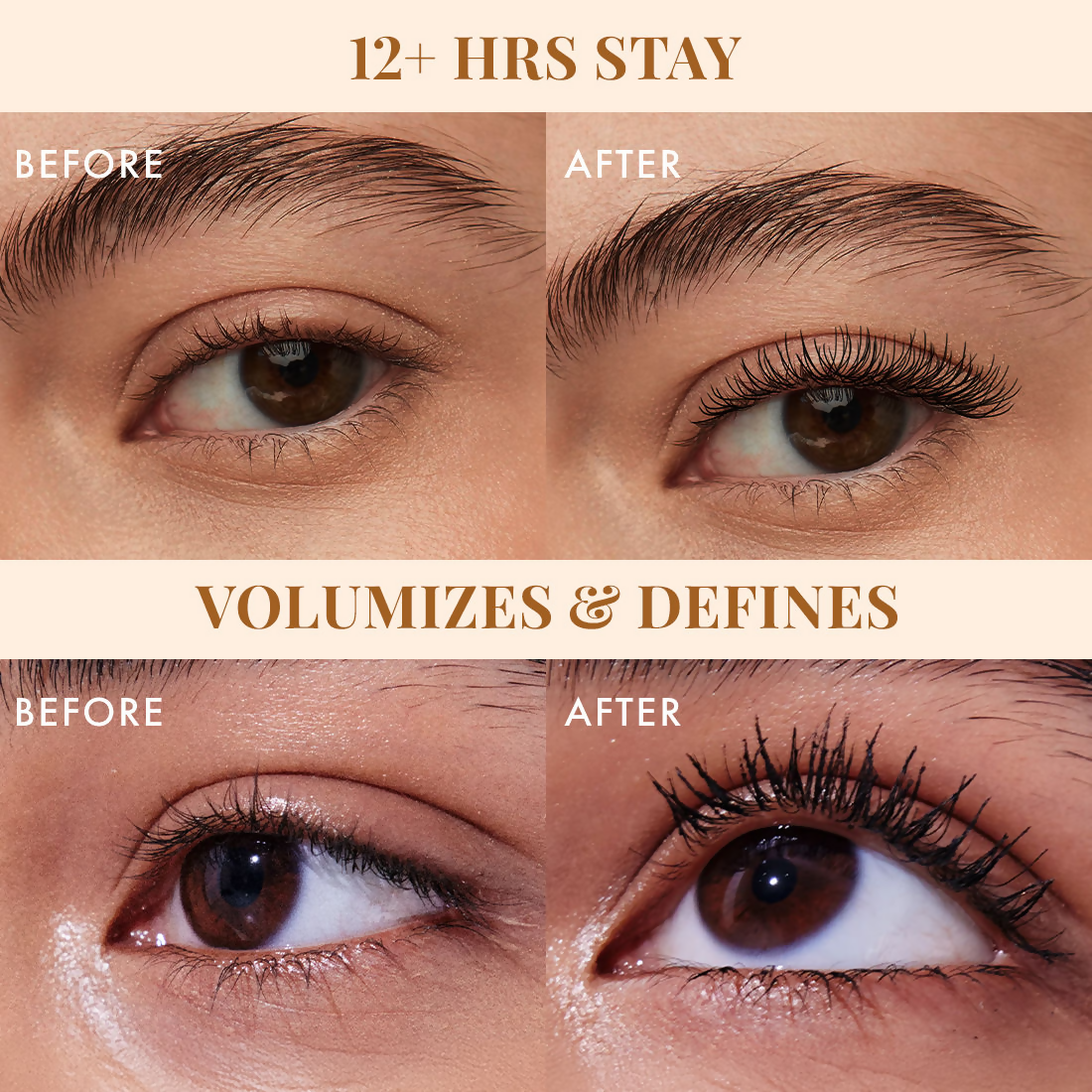 mCaffeine Shades Volume Define Tubing Mascara - Black | Grocsy