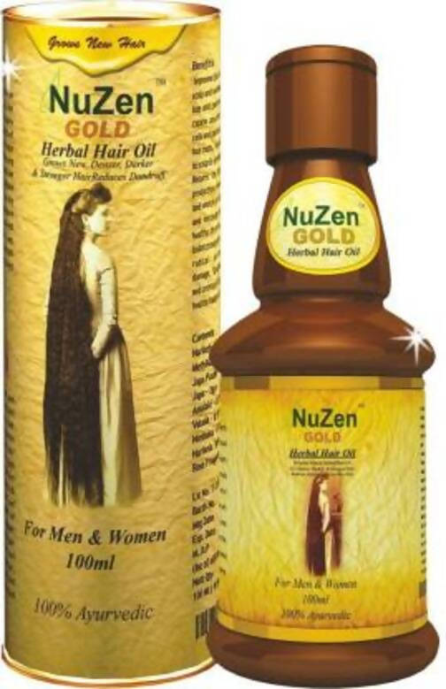 Nuzen Gold Herbal Hair Oil | Grocsy