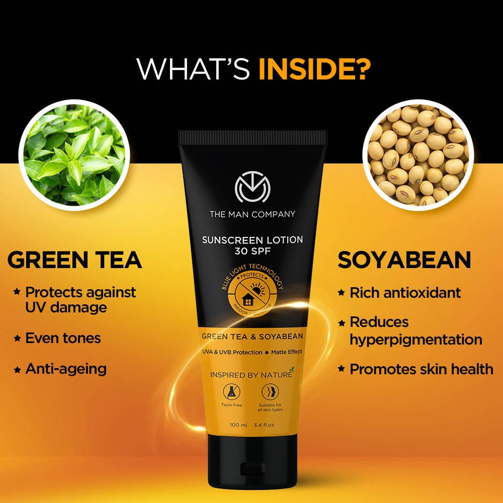 The Man Company Sunscreen Lotion SPF 30 | Grocsy