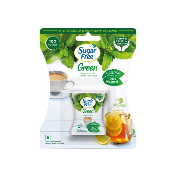 Sugar Free Green Stevia 100% Natural Sweetener and Sugar Substitute Pellets | Grocsy