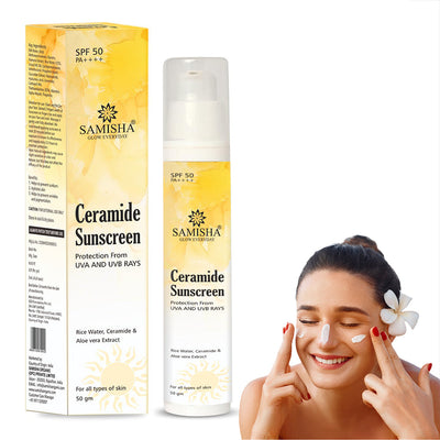 Samisha Ceramide & Hyaluronic Acid  Sunscreen Spf 50 Pa++++