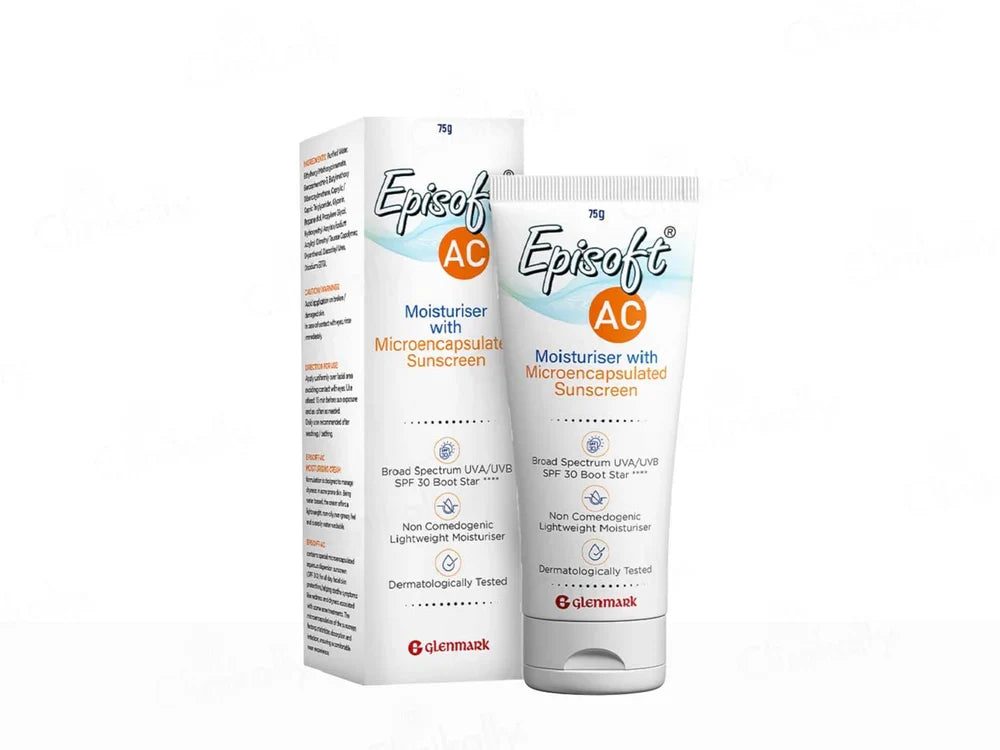 Episoft AC Moisturizer with Sunscreen, SPF 30 | Grocsy