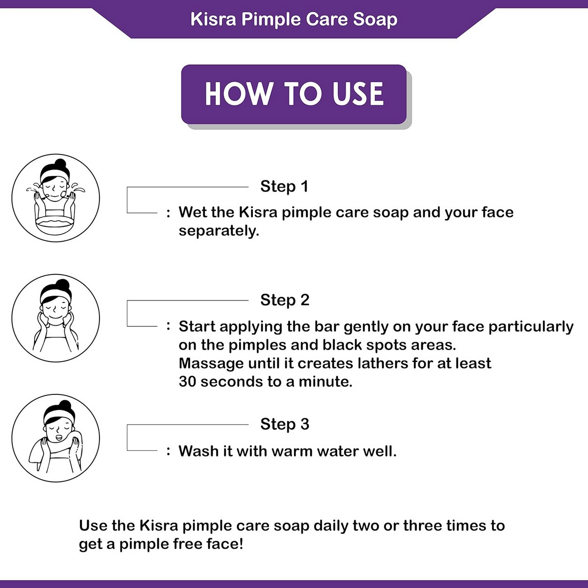 Kisra Ultimate Anti Acne - Pimple & Dark Spot Care Kit | Grocsy
