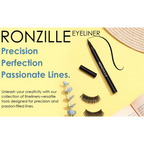 Ronzille Deep Black Sketch Matte Eyeliner Pencil Black | Grocsy