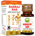 Basic Ayurveda Rasraj Ras with Gold & Pearl | Grocsy