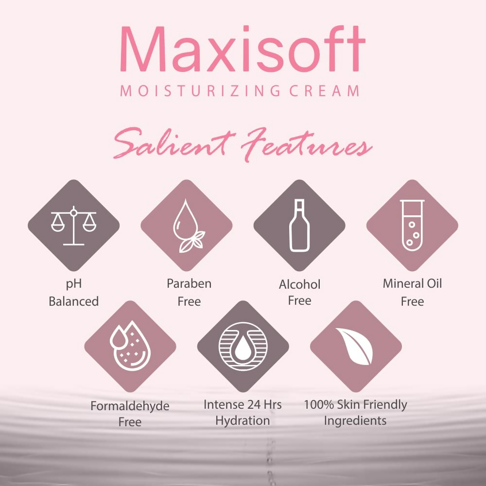Maxisoft Moisturizing Cream With Almond Oil Aloe Avocado Cocoa Butter | Grocsy