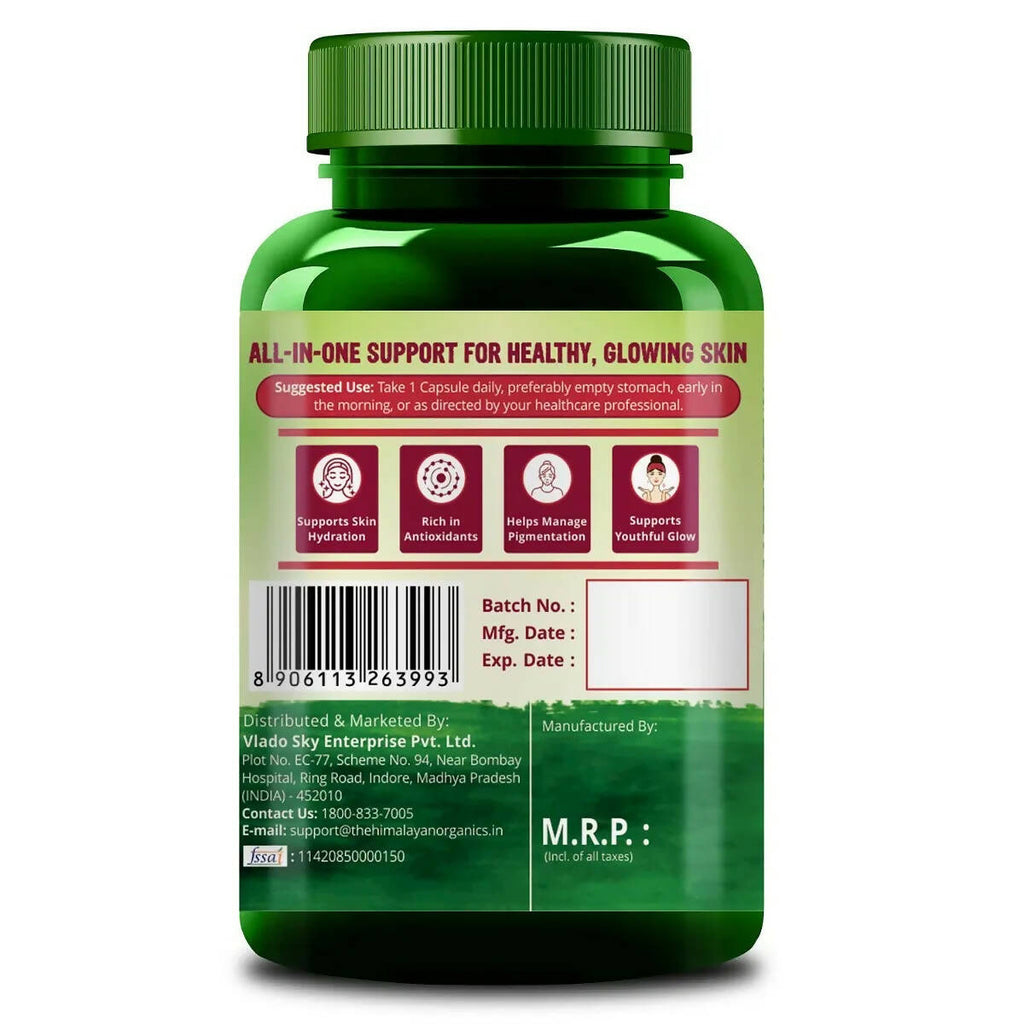 Himalayan Organics Skin Glow Gutathione Capsules | Grocsy