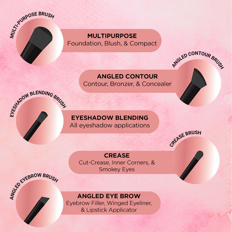 Bella Vita Organic Makeup Brushes | Grocsy