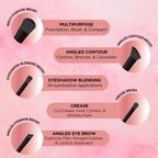Bella Vita Organic Makeup Brushes | Grocsy