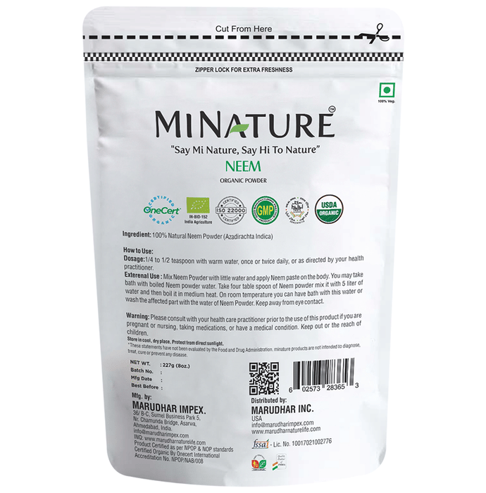 Minature Neem Organic Powder | Grocsy