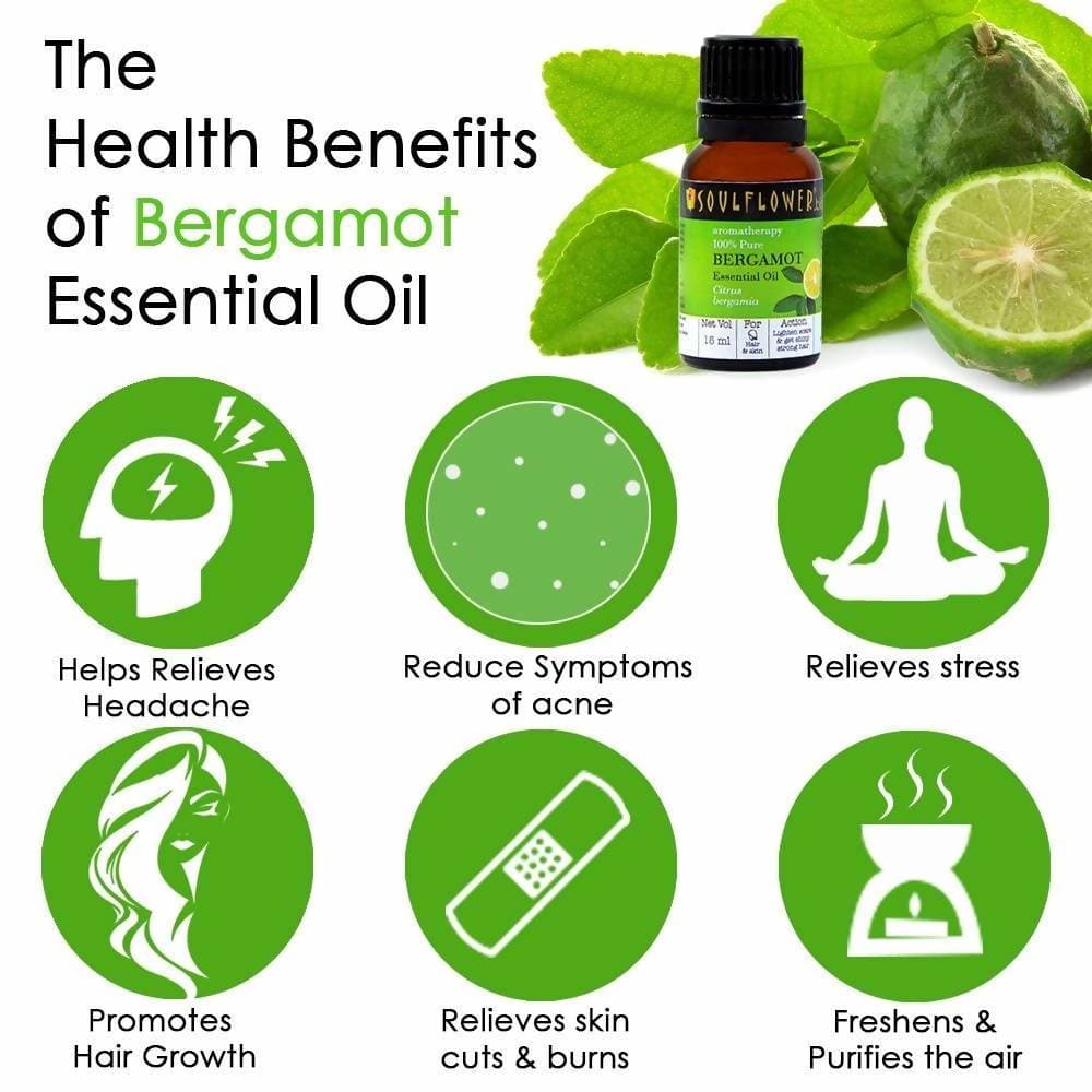 Soulflower Bergamot Essential Oil | Grocsy