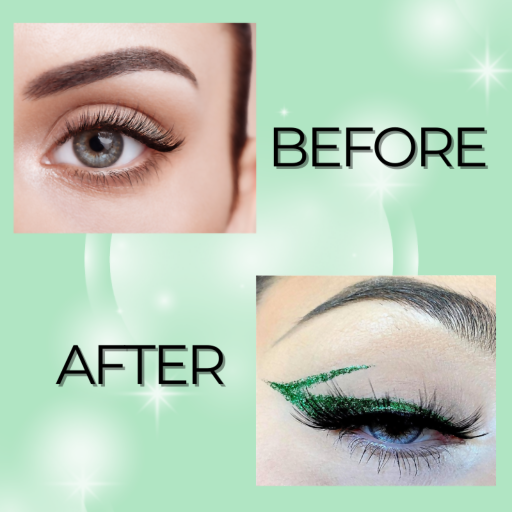 BOBI Glitter Eyeliner Green Diamond Sparkle Finish | Grocsy