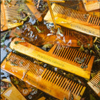 Ivory Natural Beard Kacchi Neem Wooden Comb - Natural Grooming For Beard | Grocsy
