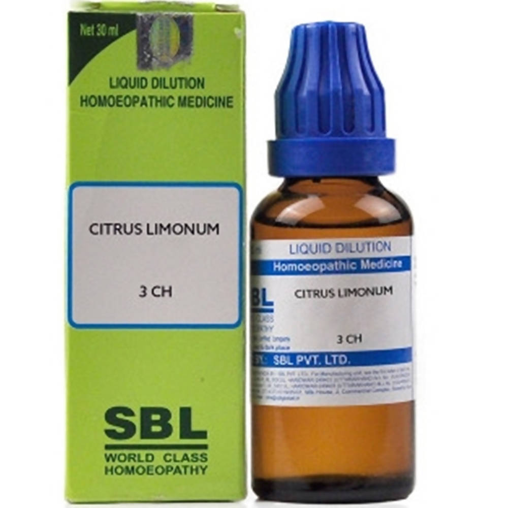 SBL Homeopathy Citrus Limonum Dilution | Grocsy