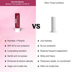 Nourish Mantra Beetroot Tinted Lip Balm with SPF for Smooth, Nourished & Protected Lips | Grocsy