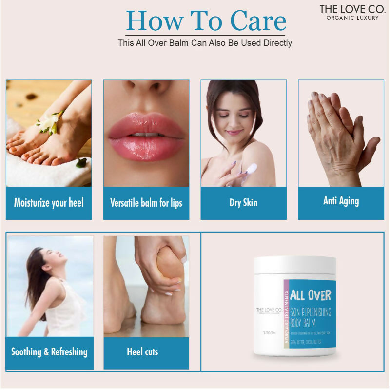 The Love Co. All Over Skin Replenishing Body Balm | Grocsy