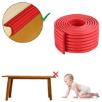 Safe-O-Kid Unique High Density- Prevents From Head Injury Multi-Functional 2 Meter Edge Guard - Red | Grocsy