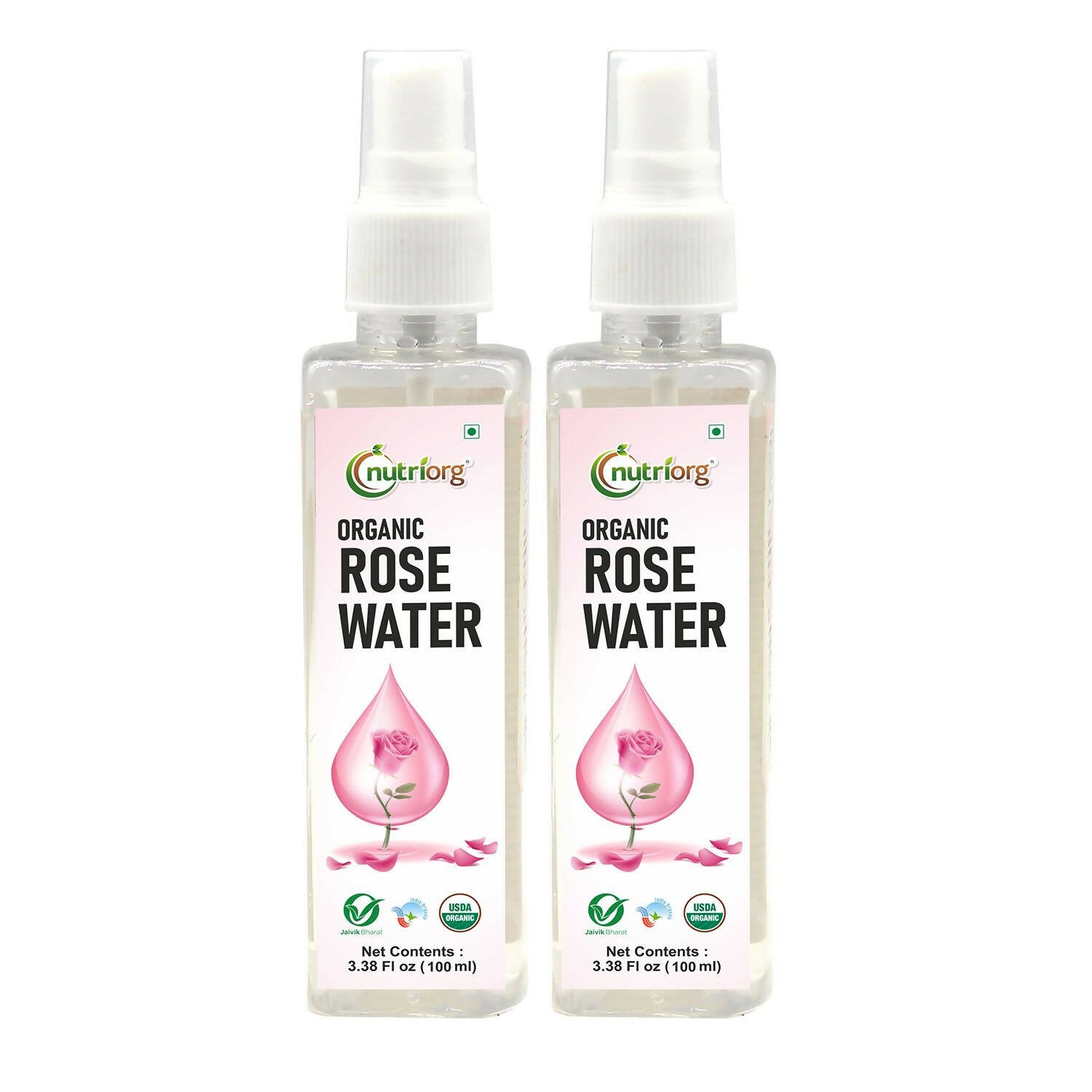 Nutriorg Certified Organic Rose Water | Grocsy