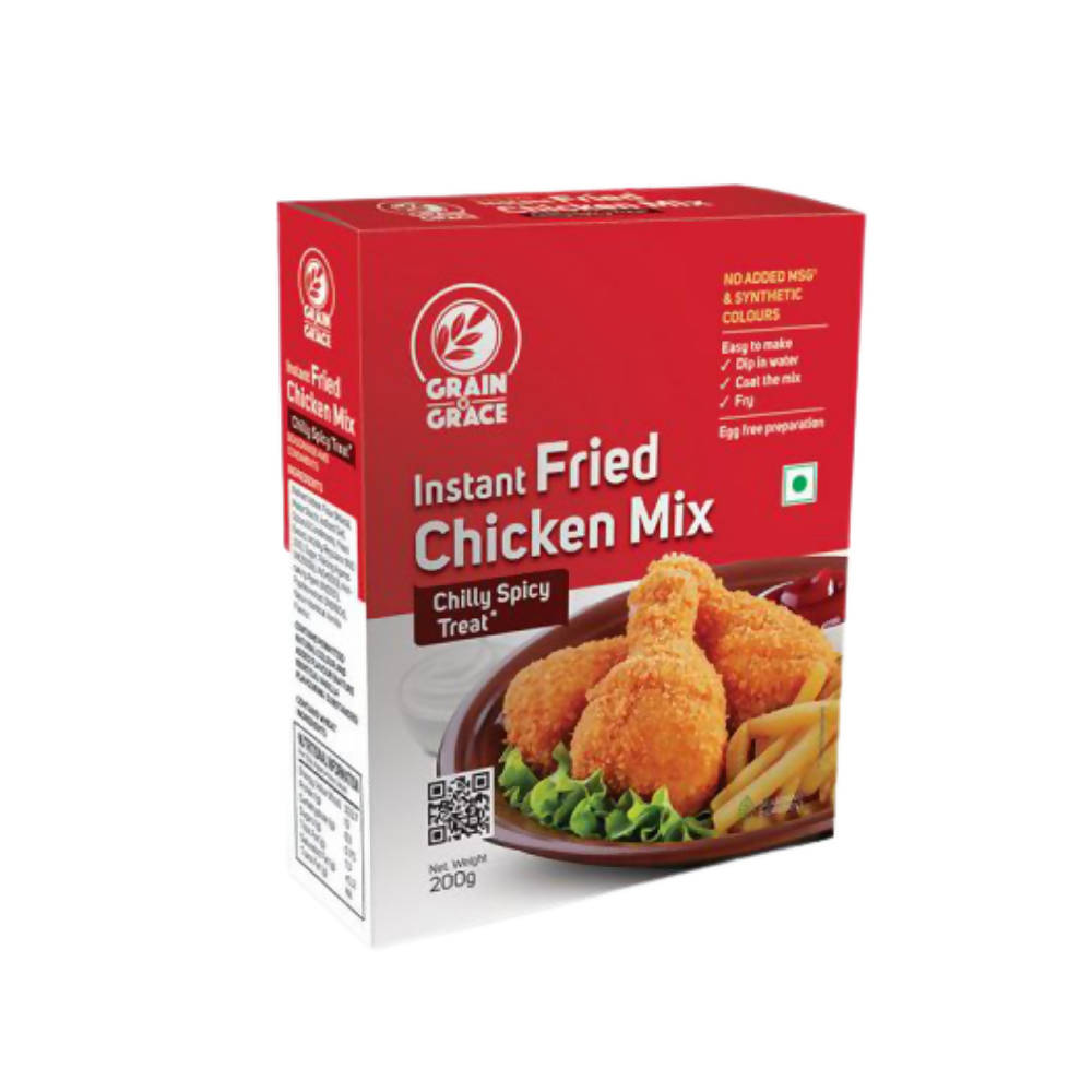 Grain N Grace Instant Fried Chicken Mix Chilly Spicy | Grocsy