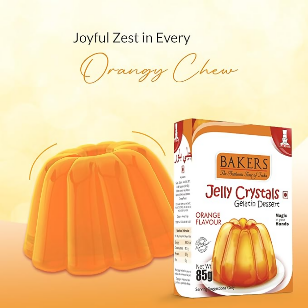 BAKERS Jelly Crystals (Gelatin Dessert) - Orange | Grocsy