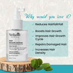 Vellasio Hair Growth Serum Actives - 3% Redensyl, 4% Anagain, 3% Procaoil, 2% Baicapil | Grocsy