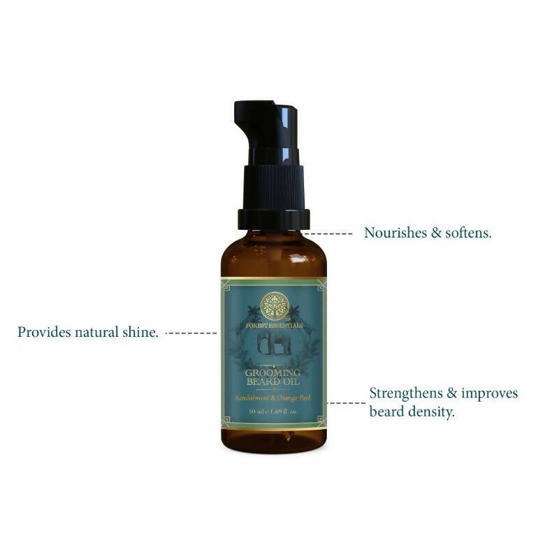 Forest Essentials Grooming Beard Oil | Grocsy