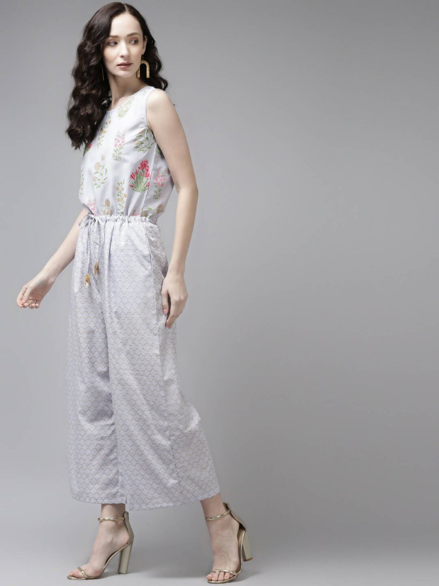 Ahalyaa Women's wear trendy Jumpsuit - Blue | Grocsy
