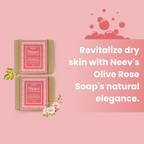 Neev Herbal Mahua Organic Olive Rose Handmade Soap | Grocsy