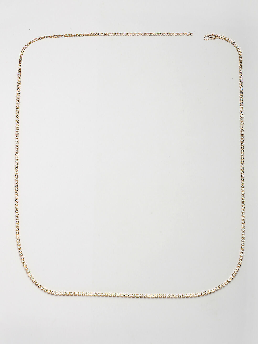 NVR Women's Gold-Polished AD-Studded Kamarbandh Waist Chain | Grocsy