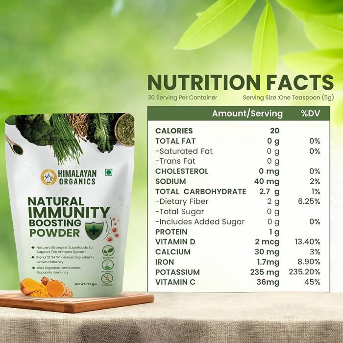 Himalayan Organics Natural Immunity Boosting Powder | Grocsy
