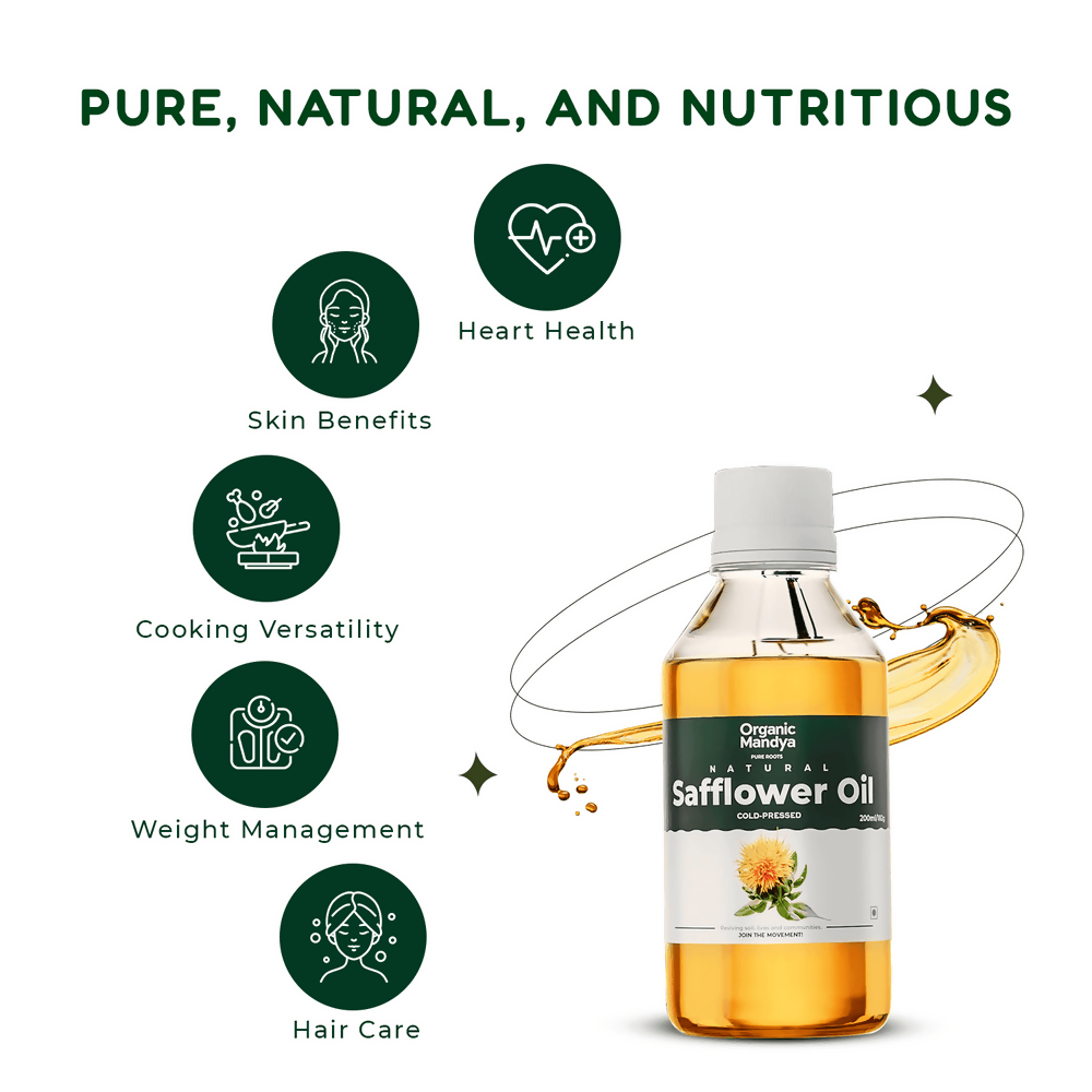 Organic Mandya Safflower Oil | Grocsy