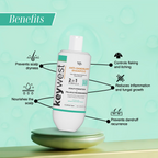 Keywest Professional Anti Dandruff Shampoo 2in1 Formula Scalp Hydration + Follicle Nourishment | Grocsy